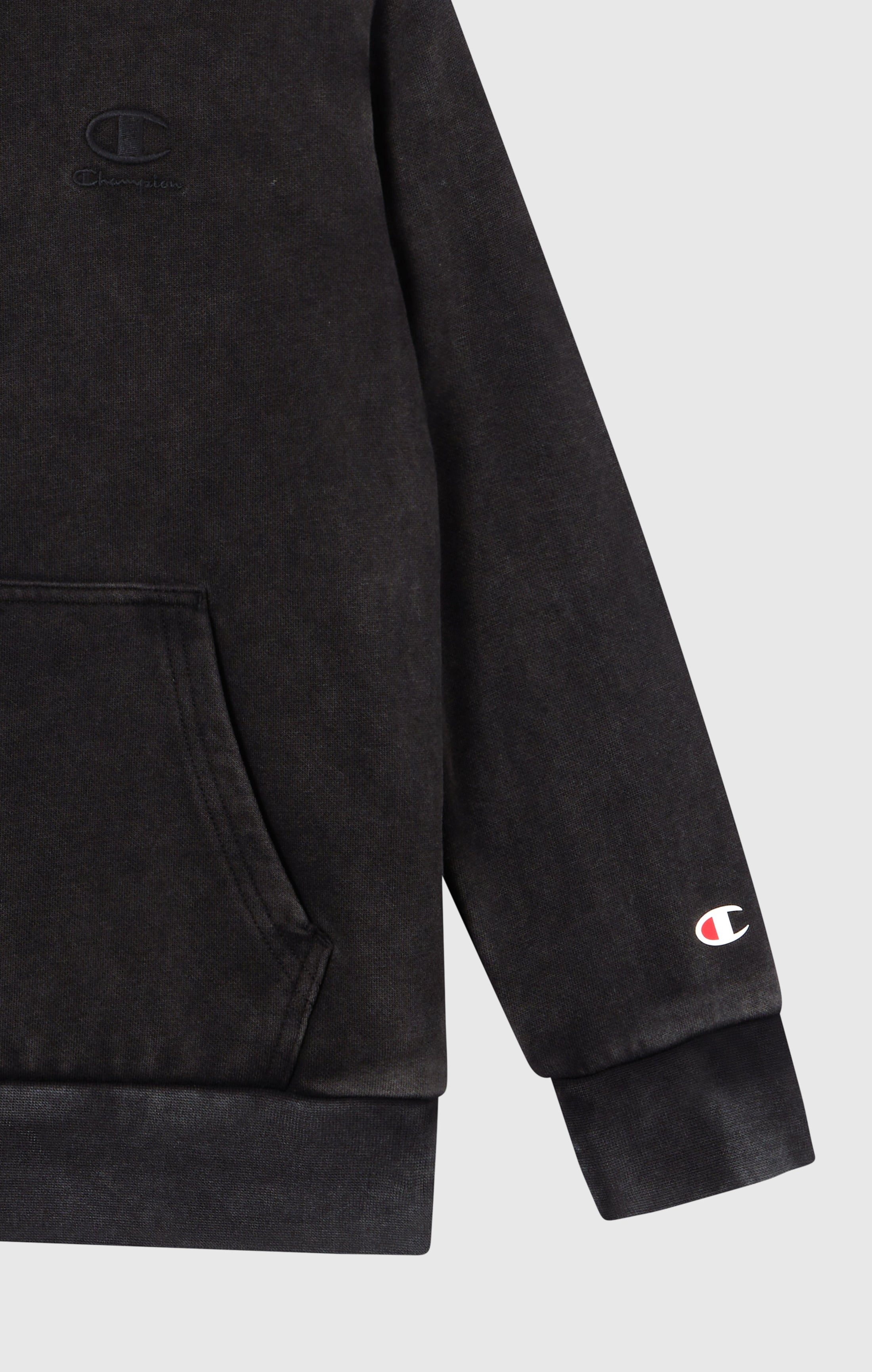 Kapuzenpullover Mit Washed-Look Und Angerautem Innenmaterial Icons Jungen