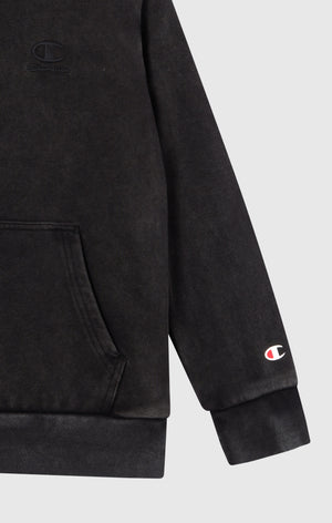 Kapuzenpullover Mit Washed-Look Und Angerautem Innenmaterial Icons Jungen