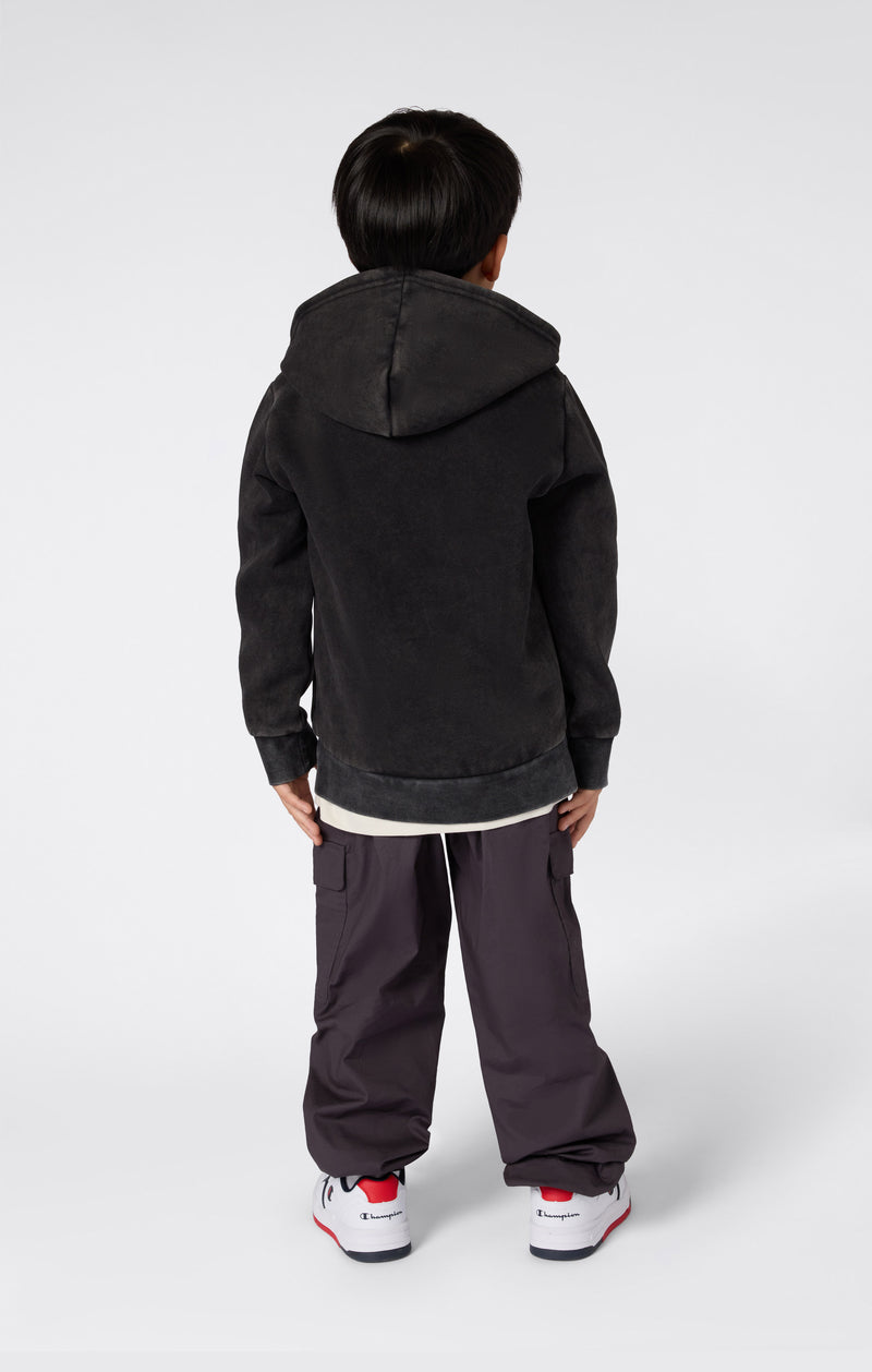 Kapuzenpullover Mit Washed-Look Und Angerautem Innenmaterial Icons Jungen