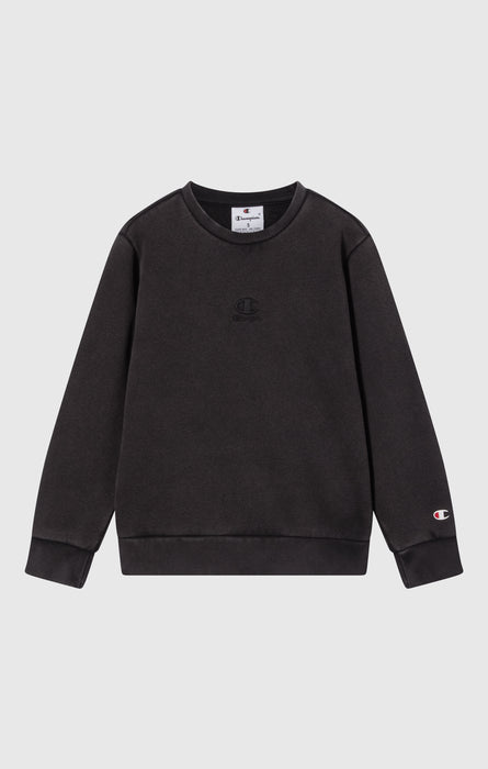 Felpa Girocollo Interno Felpato Effetto Slavato Icons Da Bambino