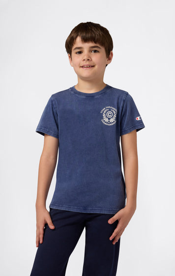 Jungen T-Shirt Mit Waschungseffekt Icons