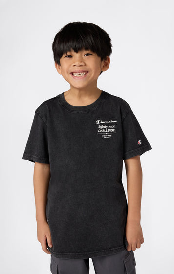 Jungen T-Shirt Mit Waschungseffekt Icons