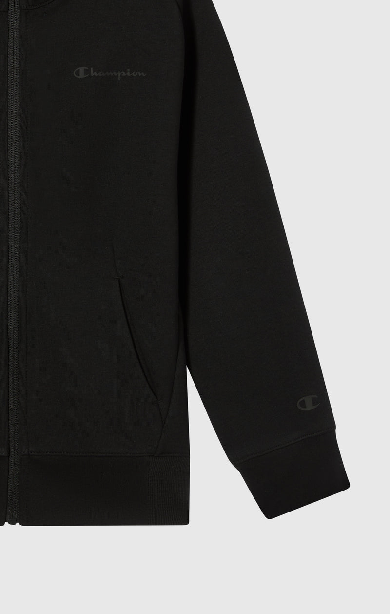 Felpa Con Cappuccio E Zip Intera In X Pro Interlock Bambino C-Tech