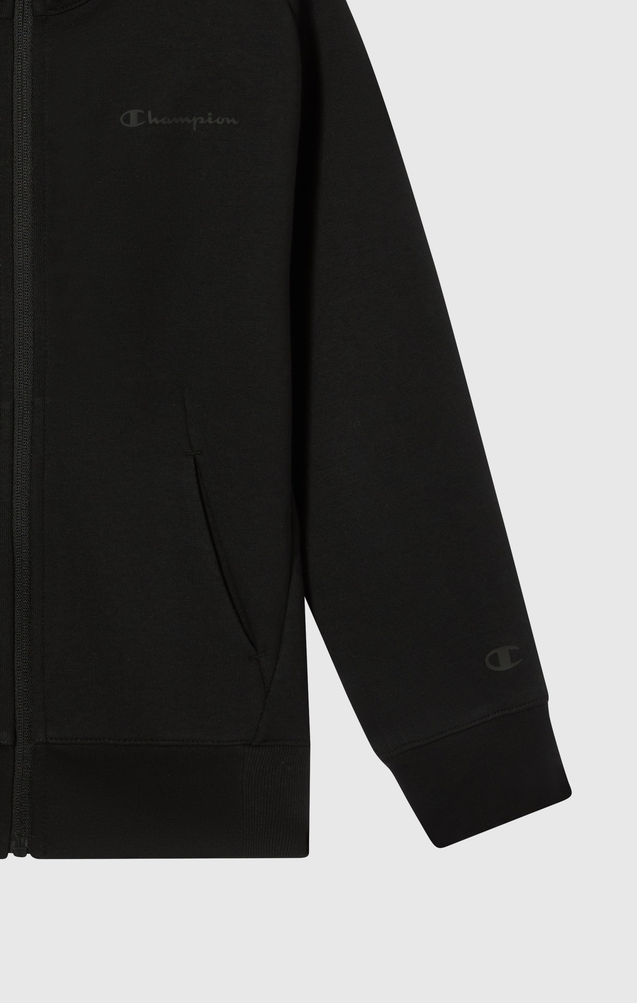 Felpa Con Cappuccio E Zip Intera In X Pro Interlock Bambino C-Tech