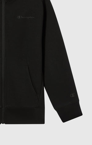Felpa Con Cappuccio E Zip Intera In X Pro Interlock Bambino C-Tech