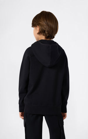 Felpa Con Cappuccio E Zip Intera In X Pro Interlock Bambino C-Tech