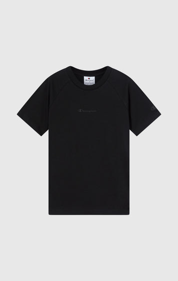 Jungen Rundhals T-Shirt Aus Leichtem Baumwolljersey C-Tech