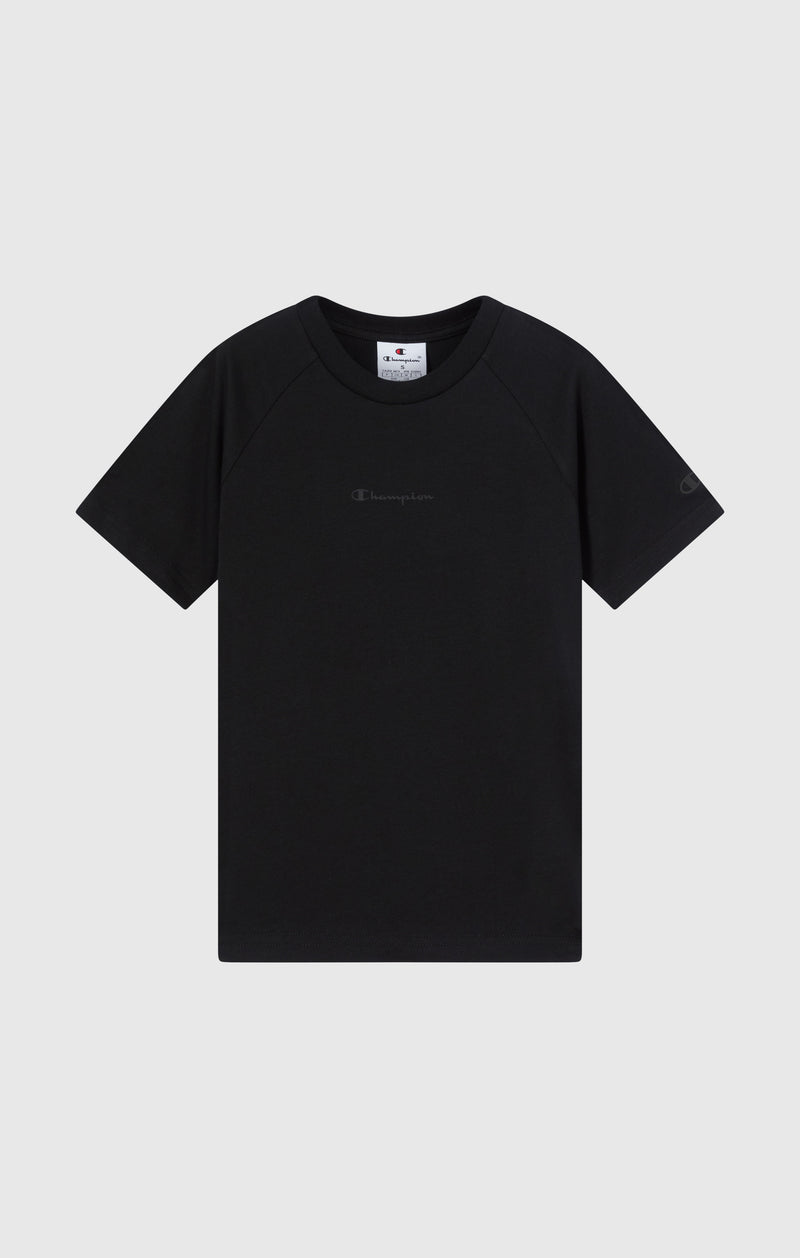 T-shirt Girocollo In Jersey Di Cotone Leggero Bambino C-Tech
