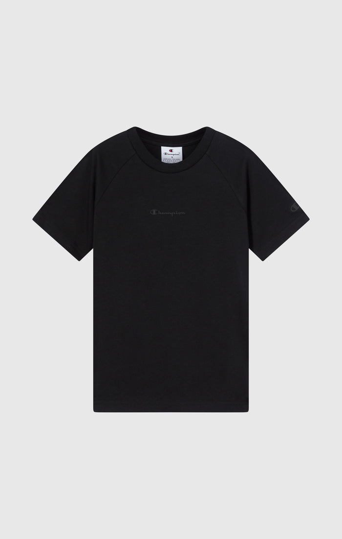 T-shirt Girocollo In Jersey Di Cotone Leggero Bambino C-Tech