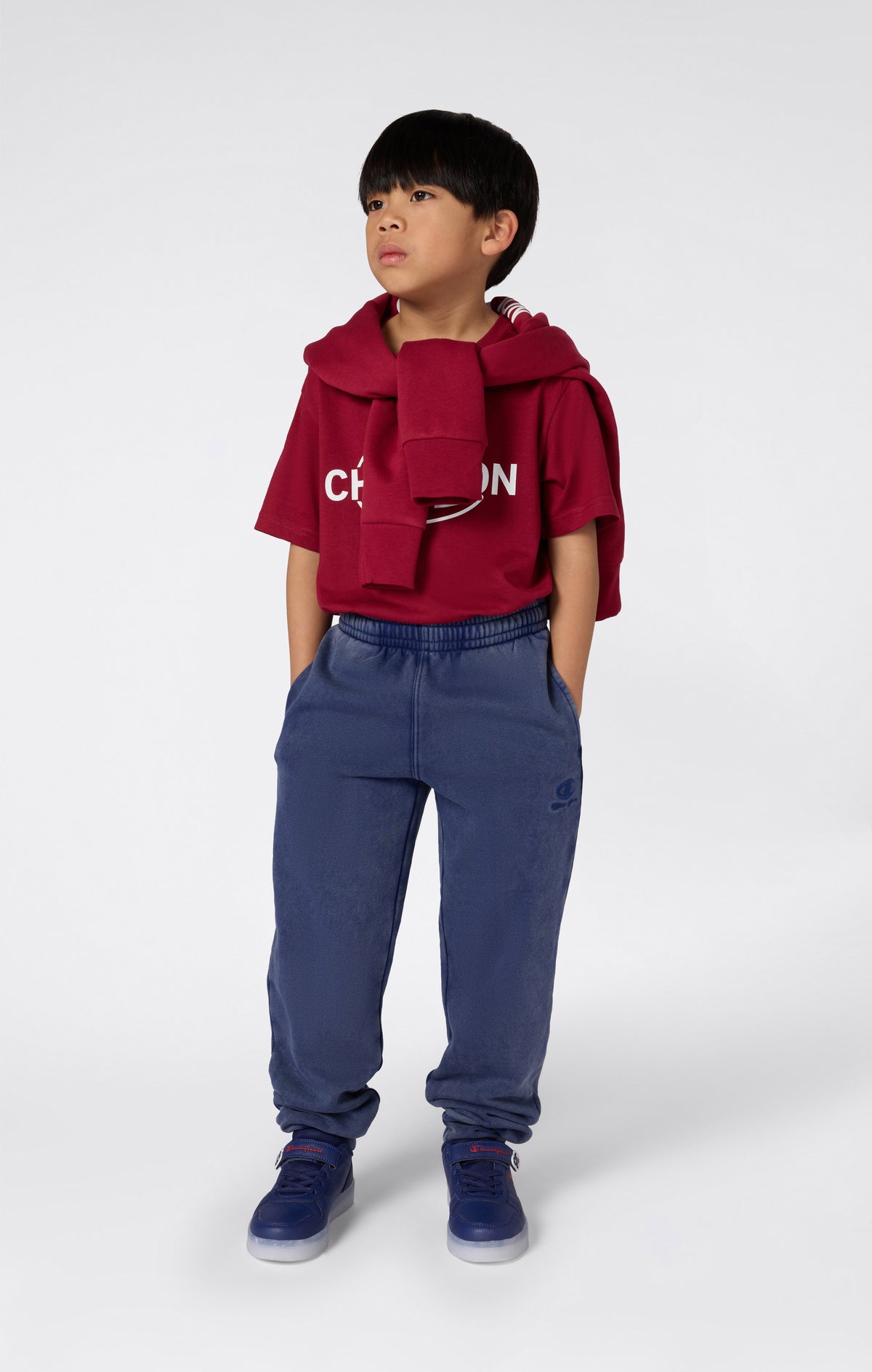 Jogginghose Mit Gerippten Bündchen, Washed-Look Und Angerautem Innenmaterial Icons Jungen