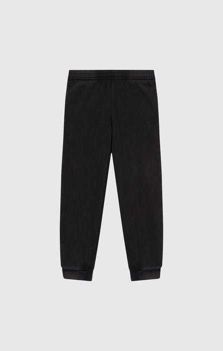 Joggers Con Polsini A Costine Interno Felpato Effetto Slavato Icons Da Bambino