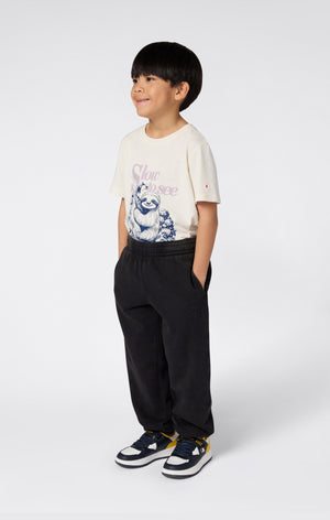 Boys’ Washed Rib Cuff Fleece Joggers Icons