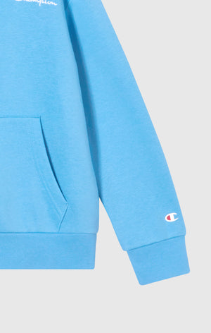 Boys’ Fleece Hoodie with Small Embroidered Logo Icons