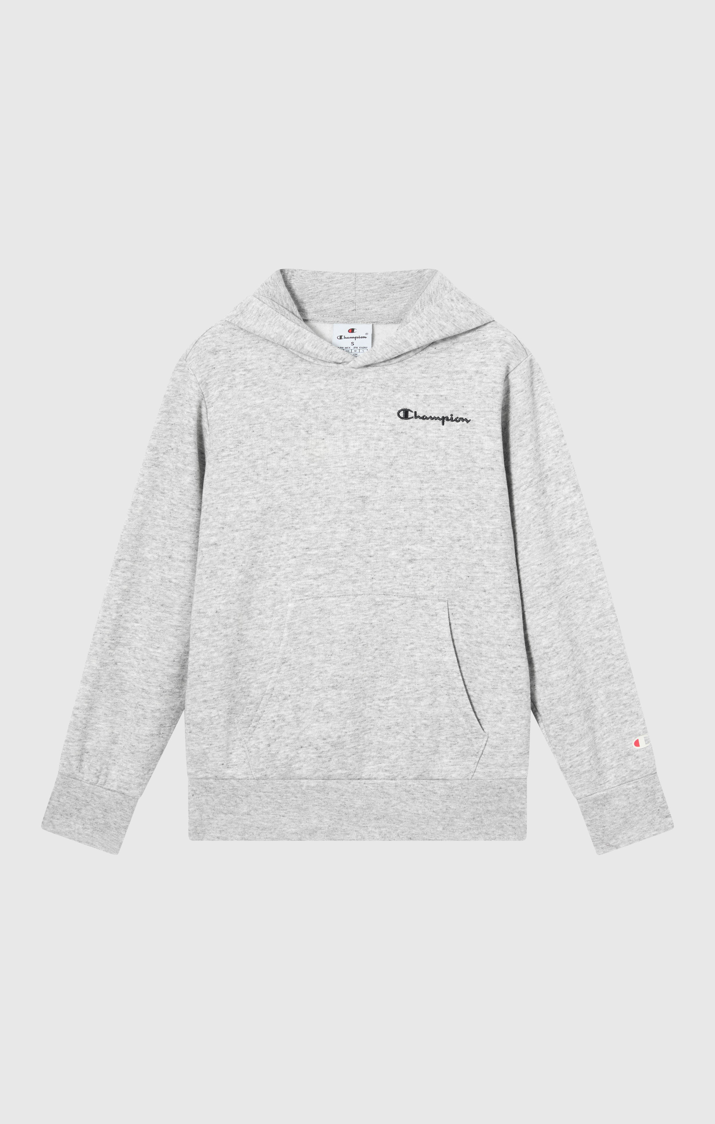 Boys’ Fleece Hoodie with Small Embroidered Logo Icons