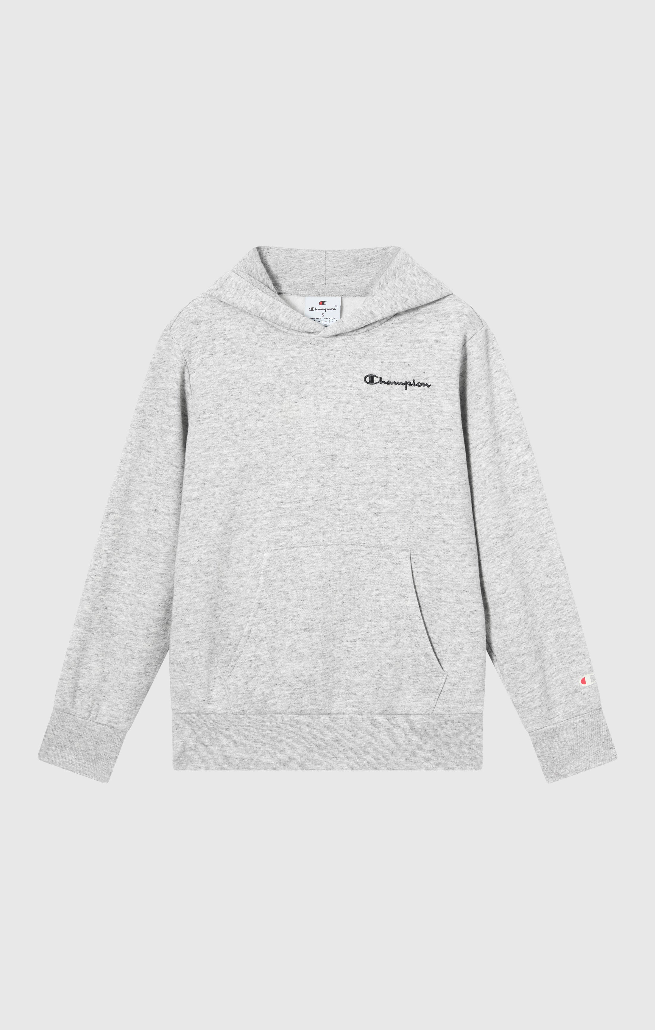 Boys’ Fleece Hoodie with Small Embroidered Logo Icons