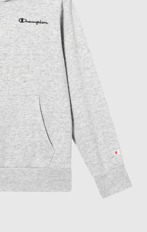 Boys’ Fleece Hoodie with Small Embroidered Logo Icons