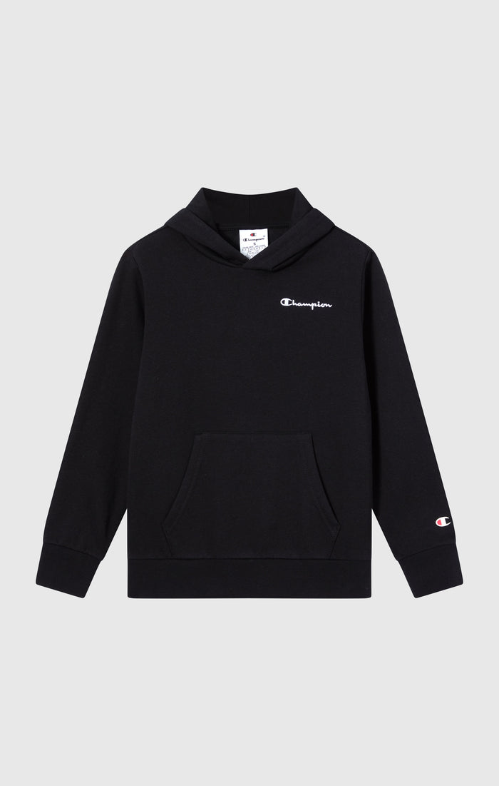Boys’ Fleece Hoodie with Small Embroidered Logo Icons