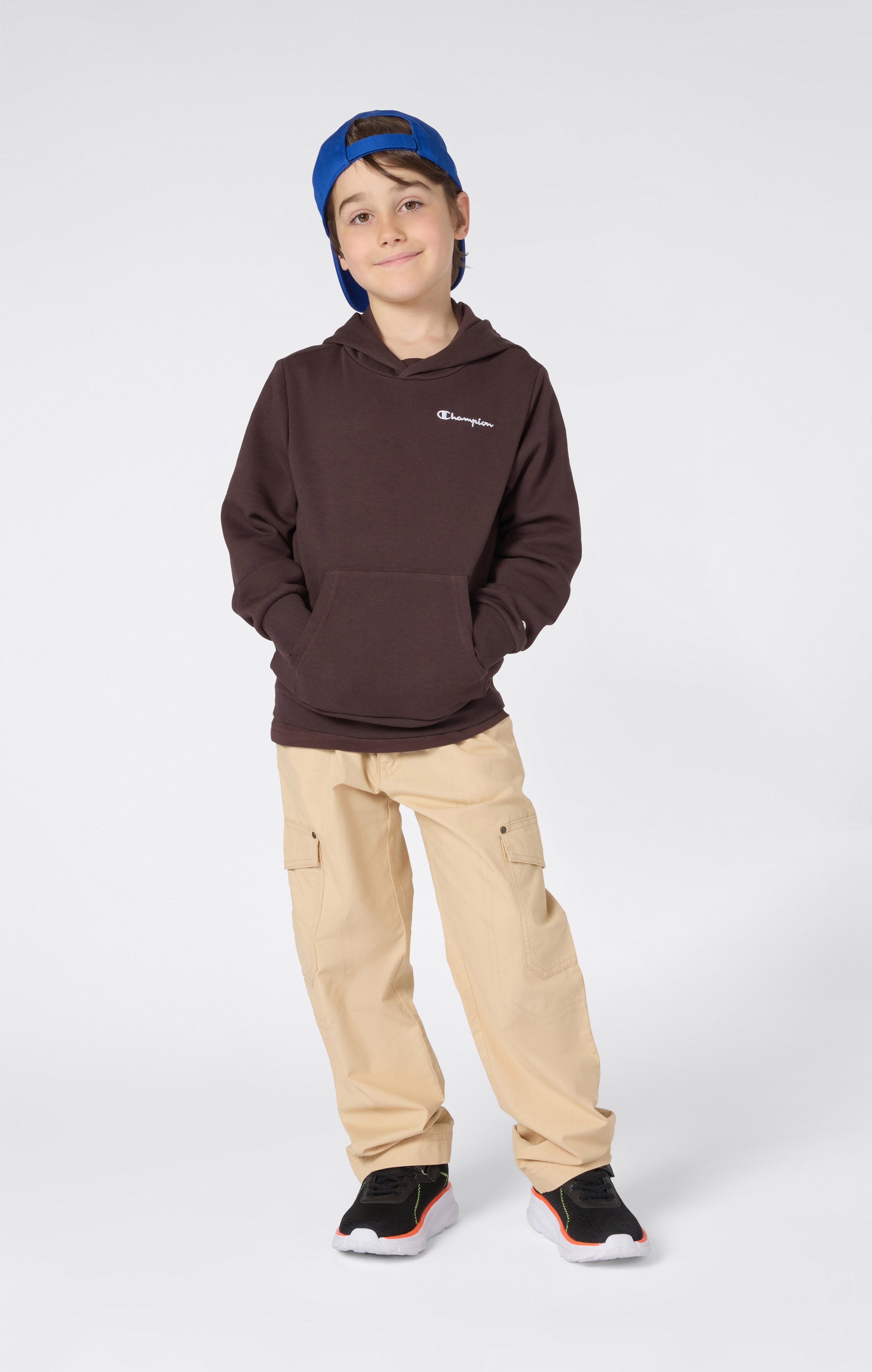 Sweat À Capuche À Intérieur Gratté Avec Petit Logo Brodé Icons Garçon