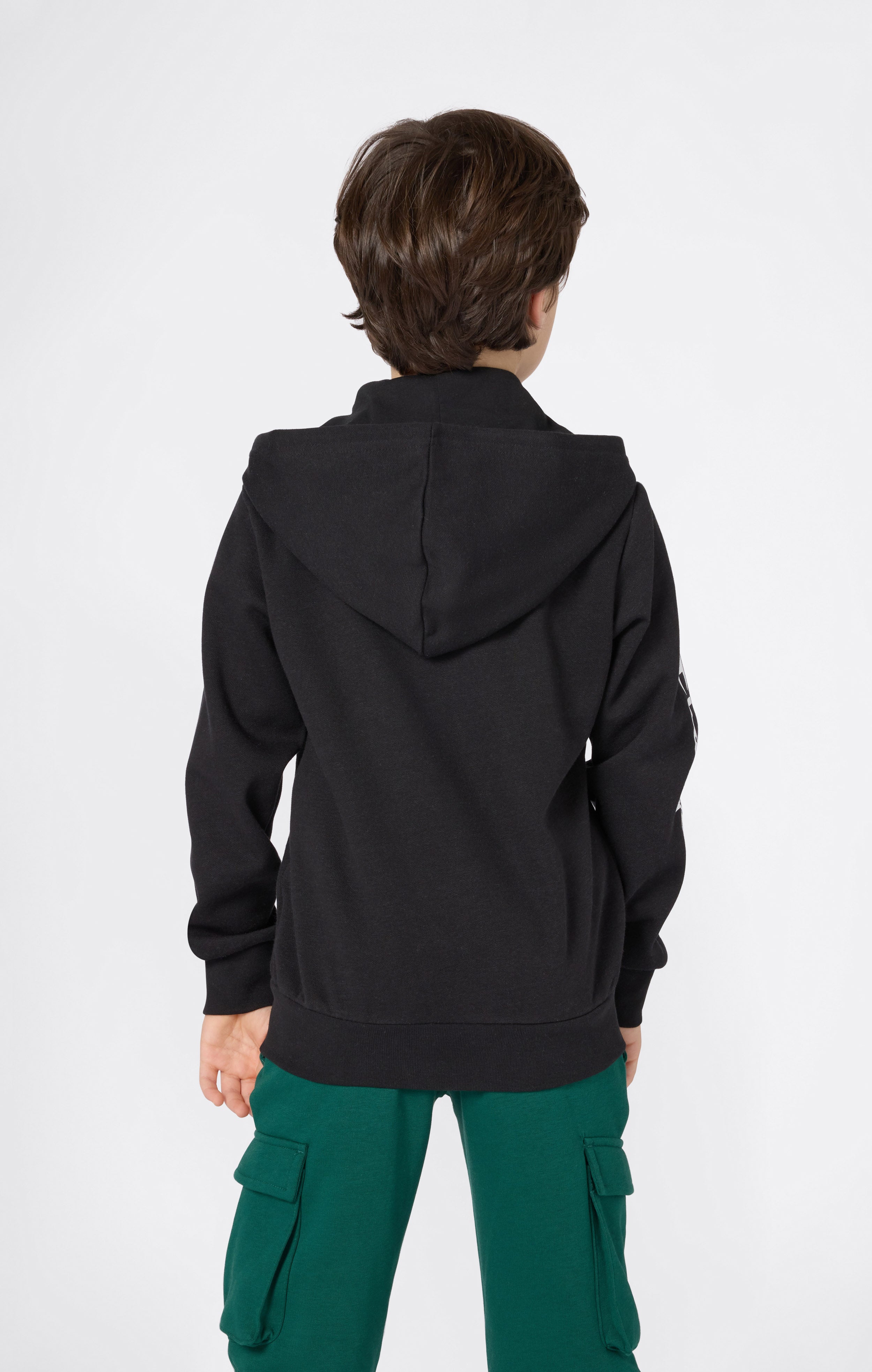 Sweat Zippé Intégral À Intérieur Gratté Icons Garçon