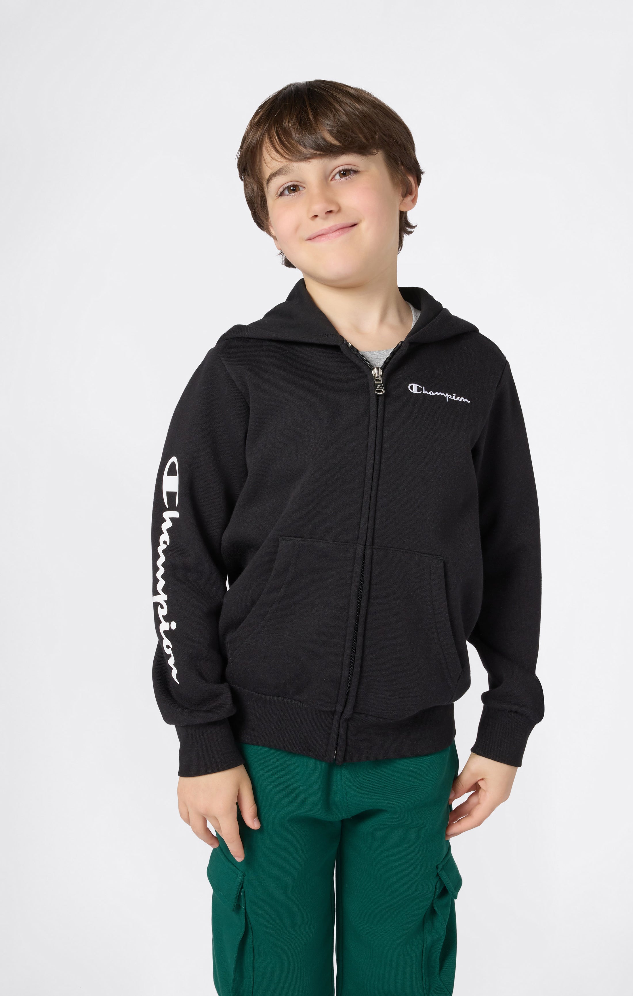 Boys’ Full Zip Fleece Hoodie Icons