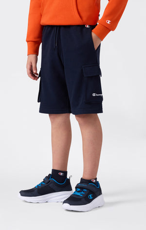Short cargo en molleton léger pour enfant