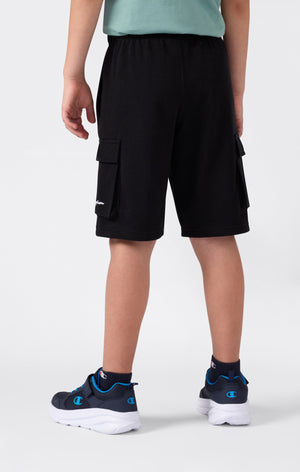 Boys’ Lightweight Fleece Cargo Shorts