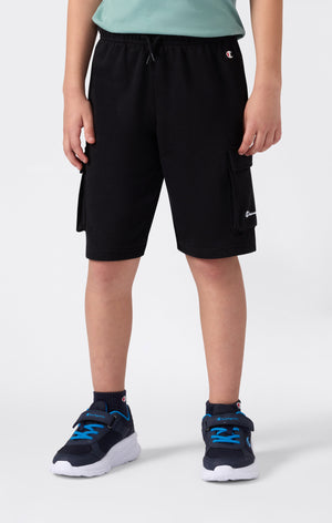 Boys’ Lightweight Fleece Cargo Shorts