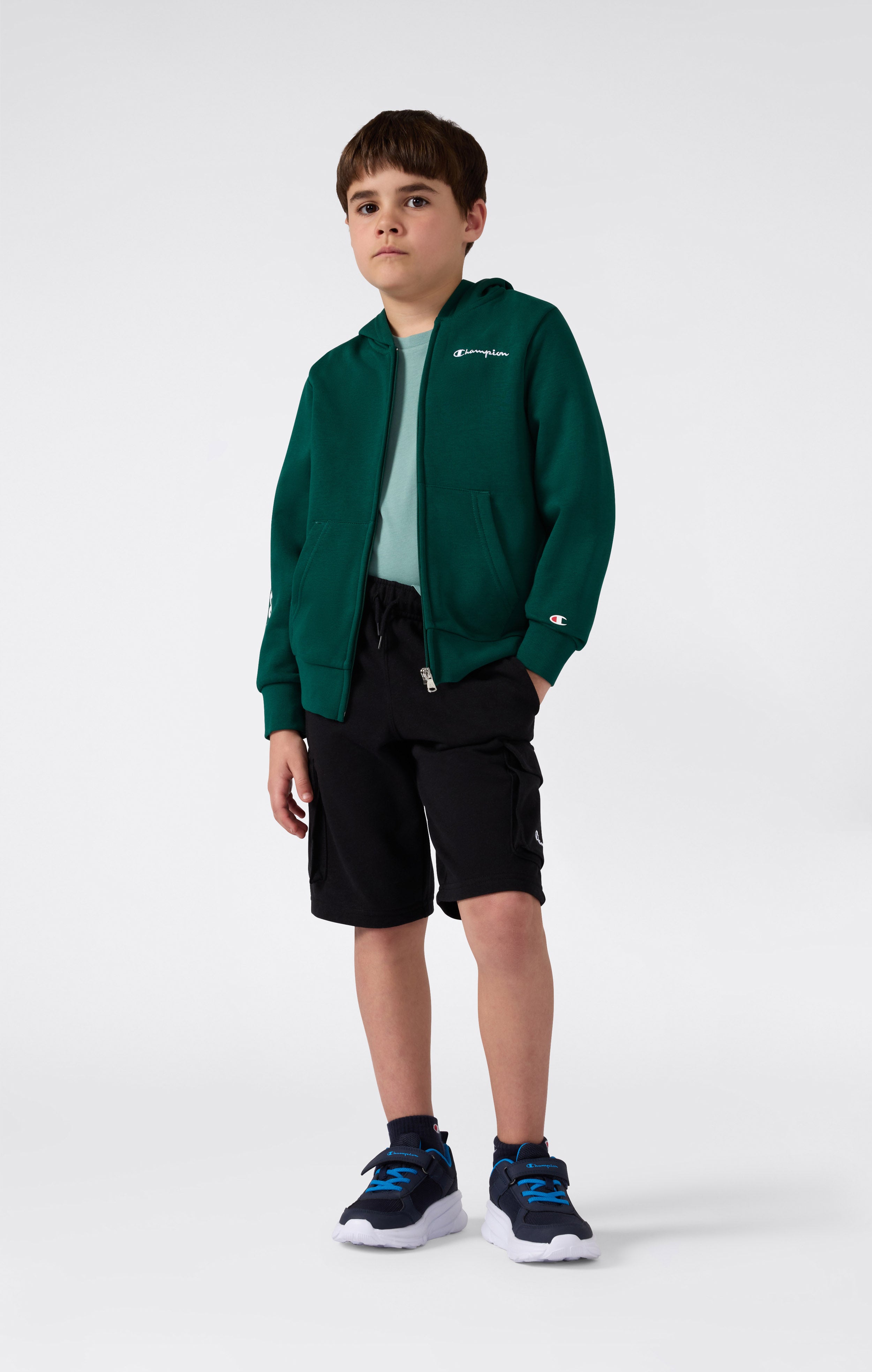 Boys’ Lightweight Fleece Cargo Shorts