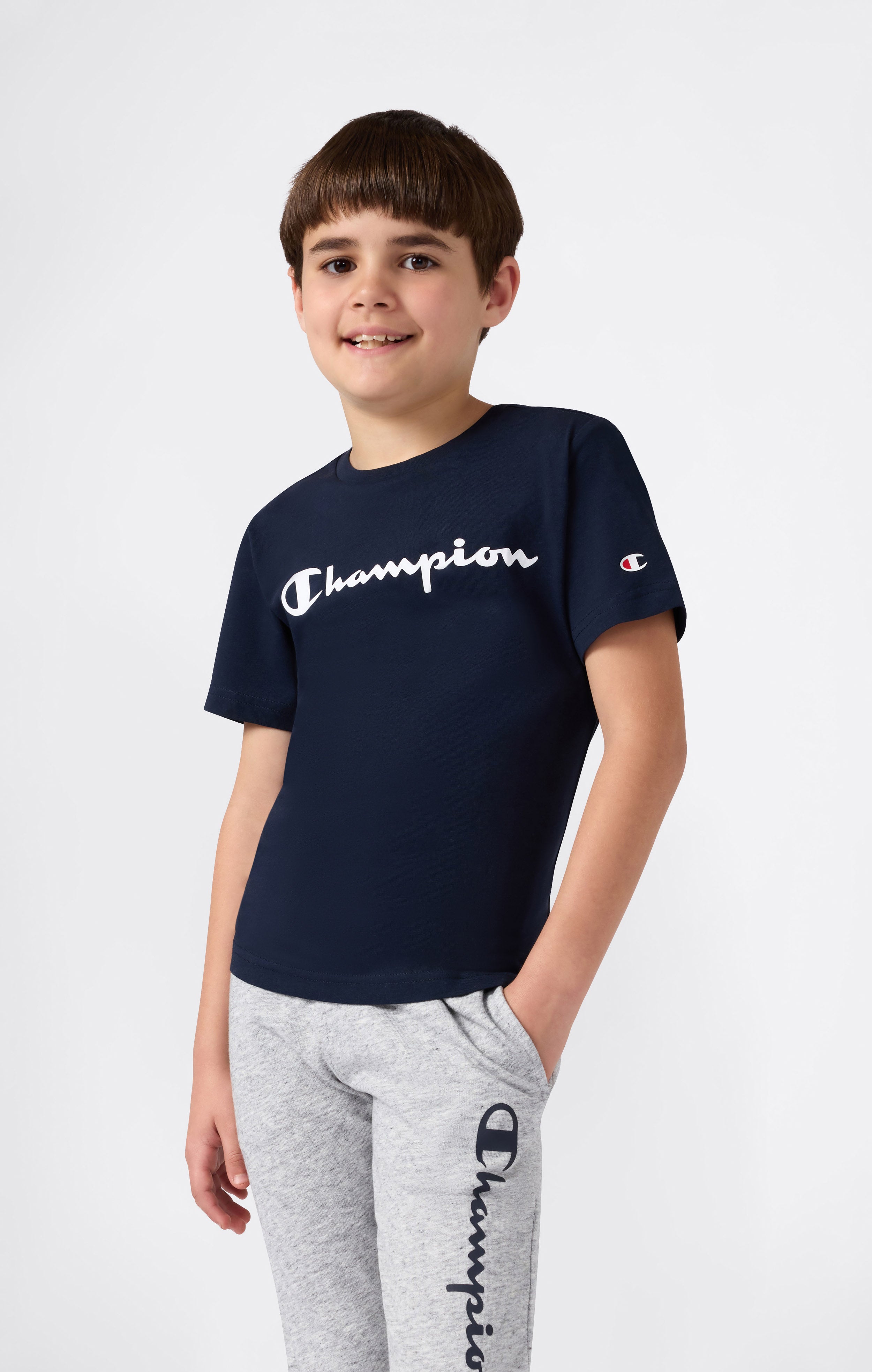 T-Shirt Garçon Avec Logo Script