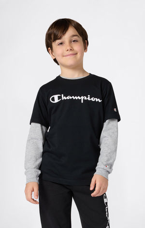Boys' Script Logo T-Shirt