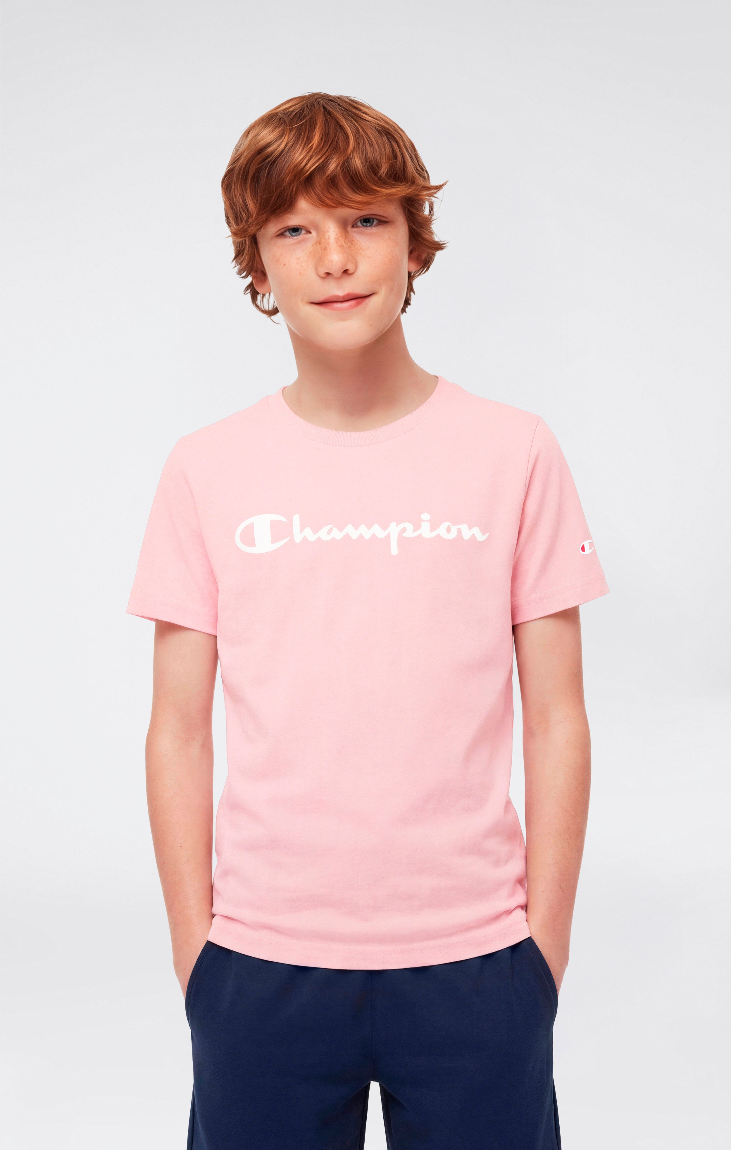 Boys' Script Logo T-Shirt