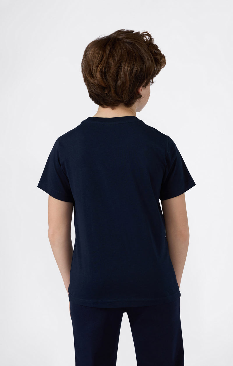 Boys’ Crewneck Small Script Logo T-Shirt Icons