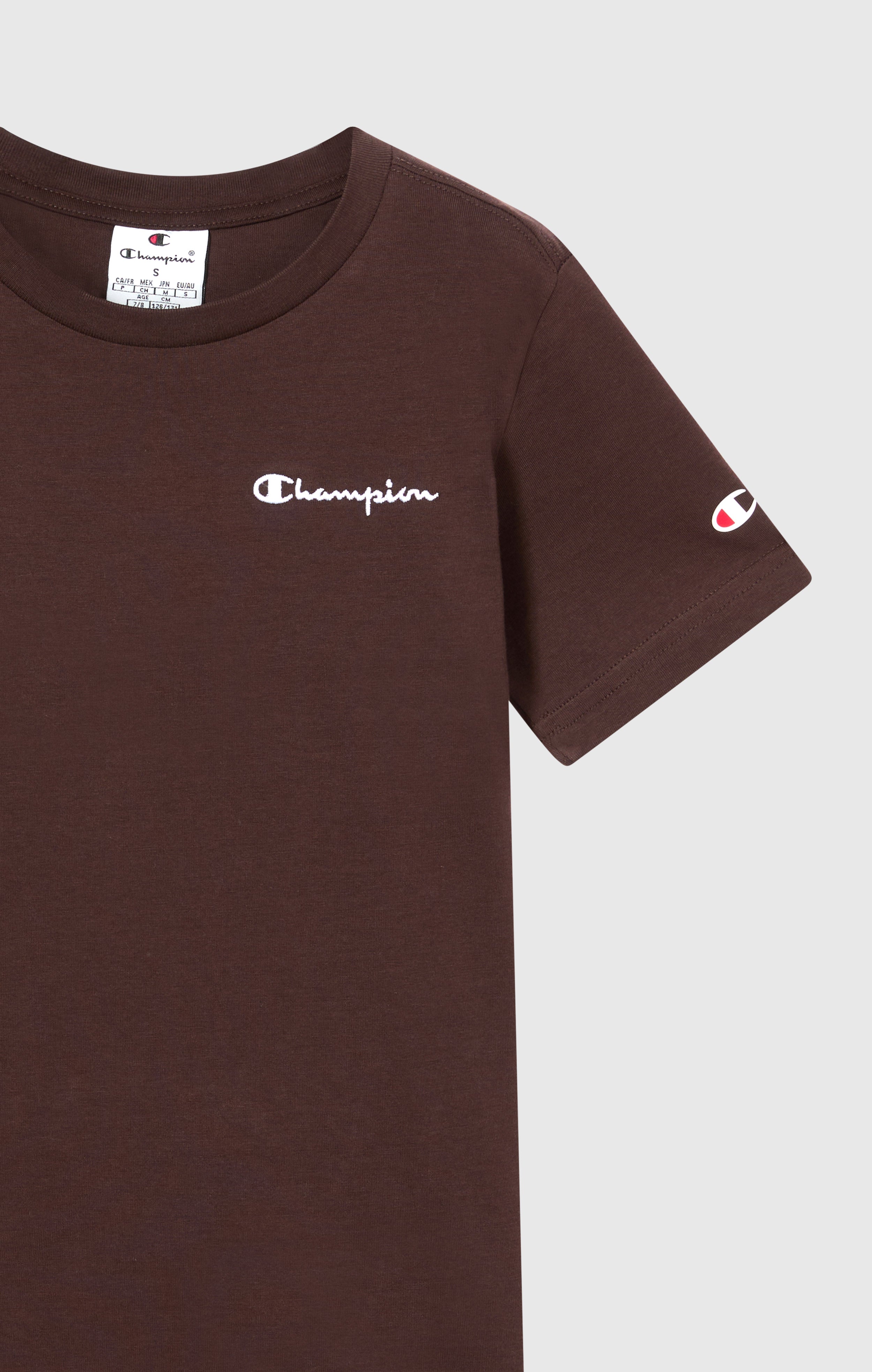 Jungen Rundhals T-Shirt Mit Kleinem Gesticktem Script-Logo Icons