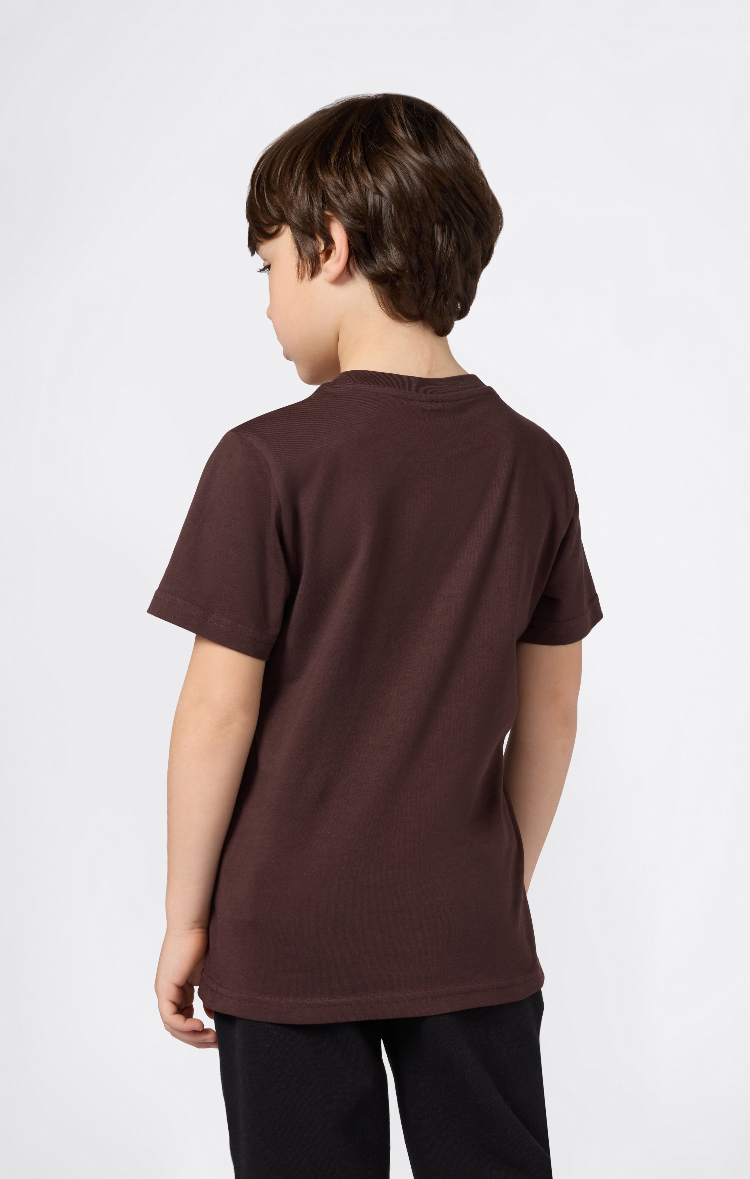 Jungen Rundhals T-Shirt Mit Kleinem Gesticktem Script-Logo Icons