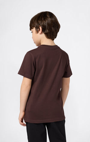Boys’ Crewneck Small Script Logo T-Shirt Icons
