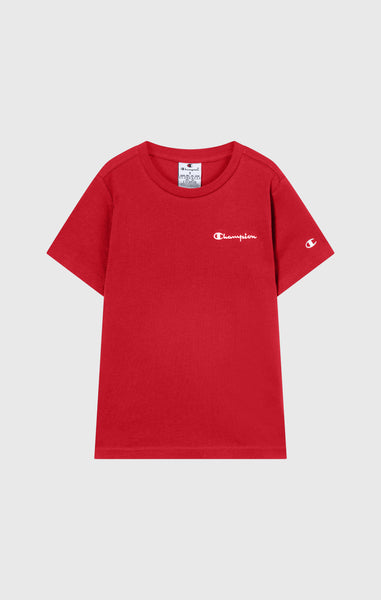 Boys’ Crewneck Small Script Logo T-Shirt Icons