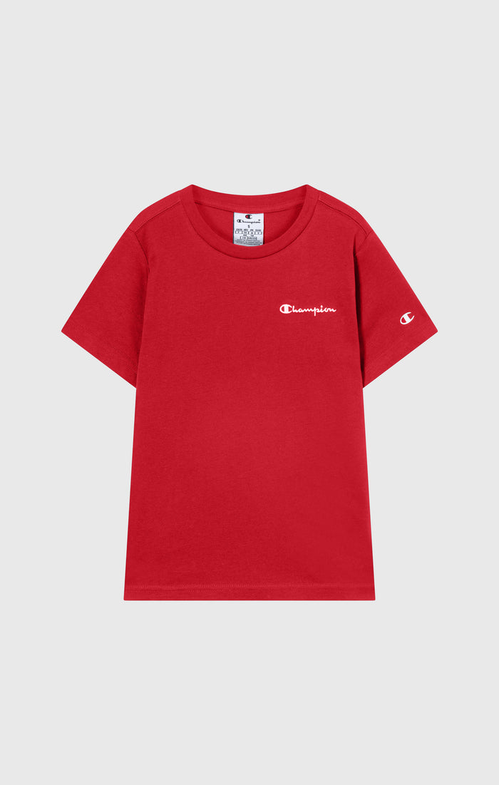 Boys’ Crewneck Small Script Logo T-Shirt Icons