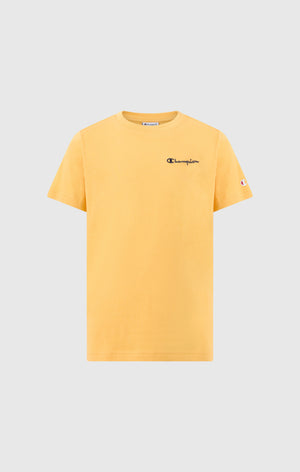 Jungen Rundhals T-Shirt Mit Kleinem Gesticktem Script-Logo Icons
