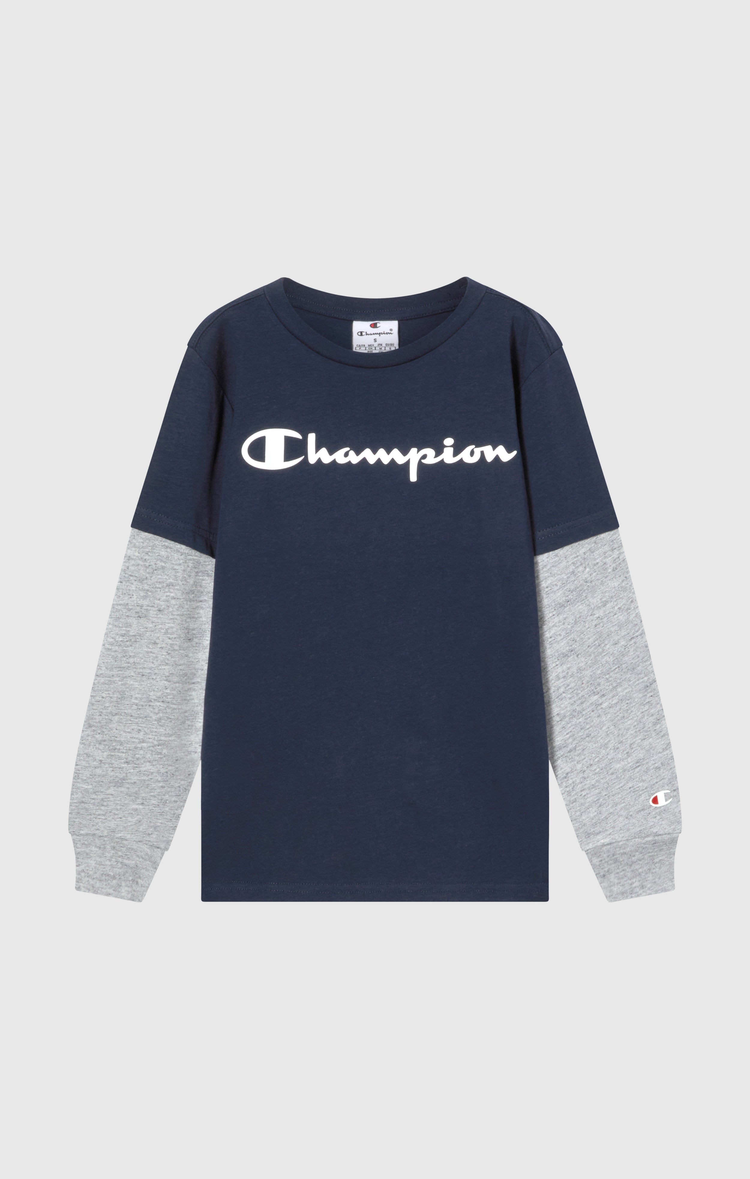 T-Shirt À Manches Longues Garçon Avec Logo Script