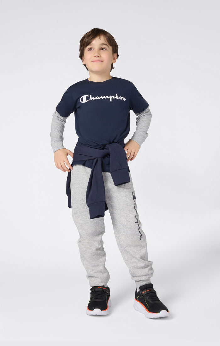 Boys' Long Sleeve T-Shirt Script Logo