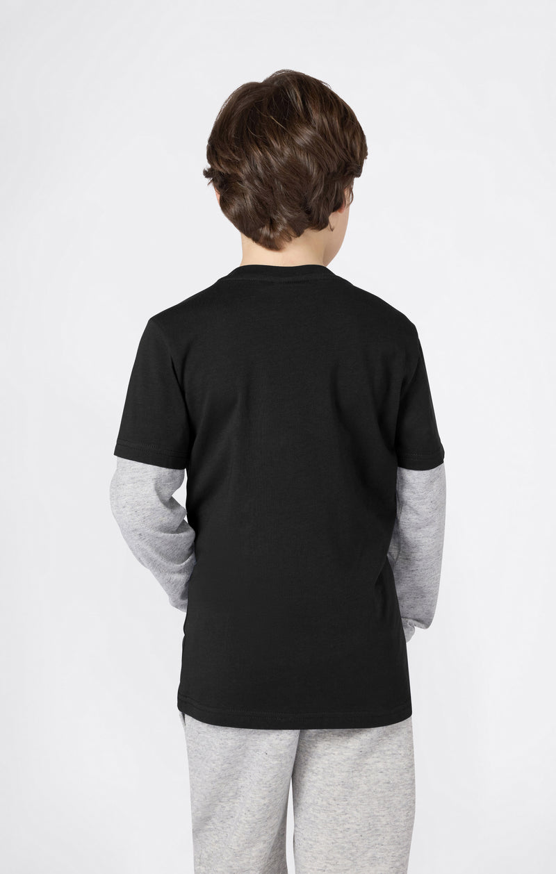 Boys' Long Sleeve T-Shirt Script Logo