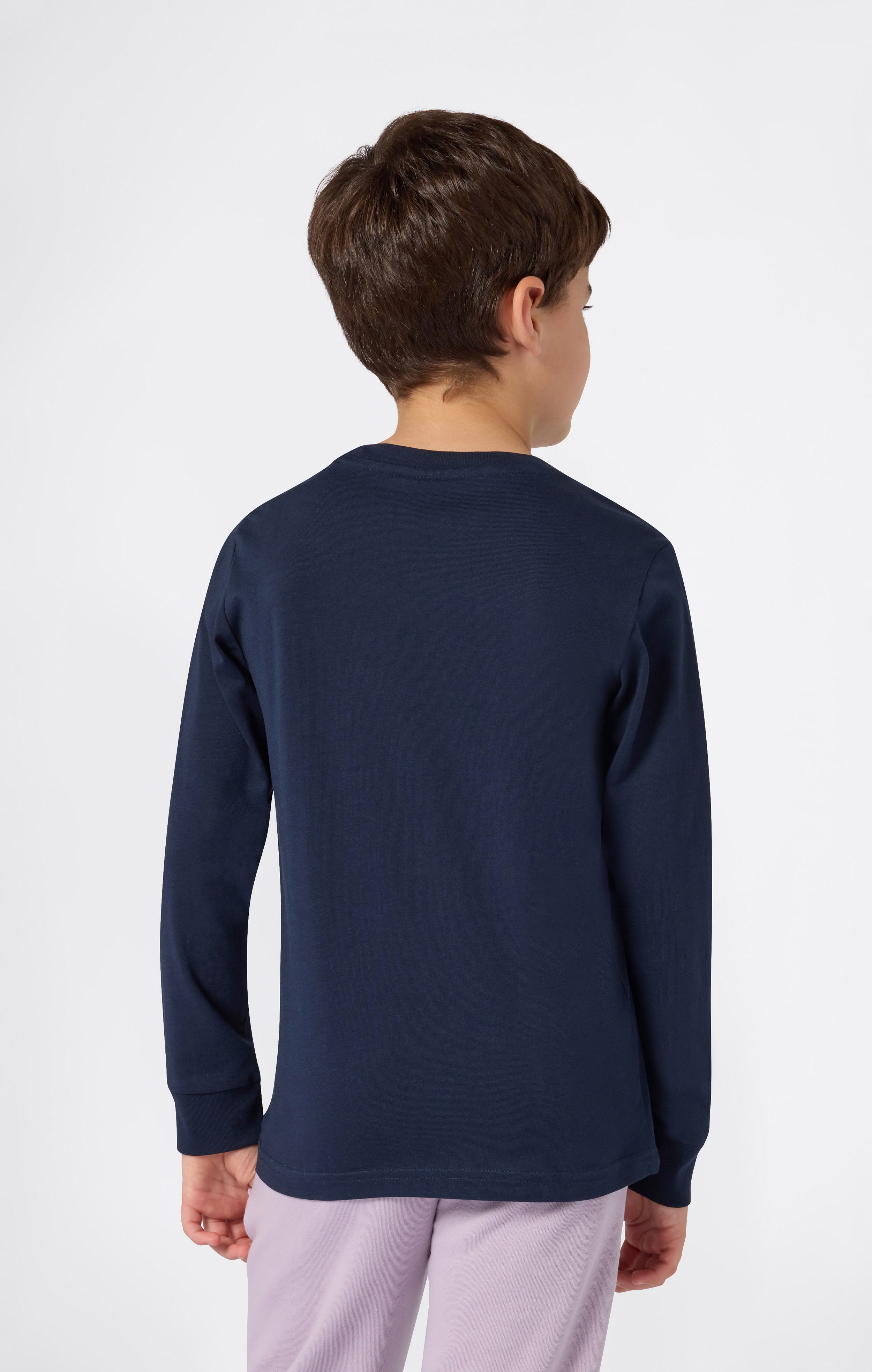 Boys' Long Sleeve T-Shirt Script Logo