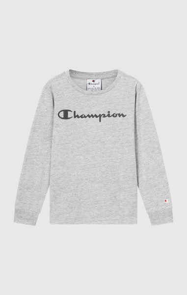 Boys' Long Sleeve T-Shirt Script Logo
