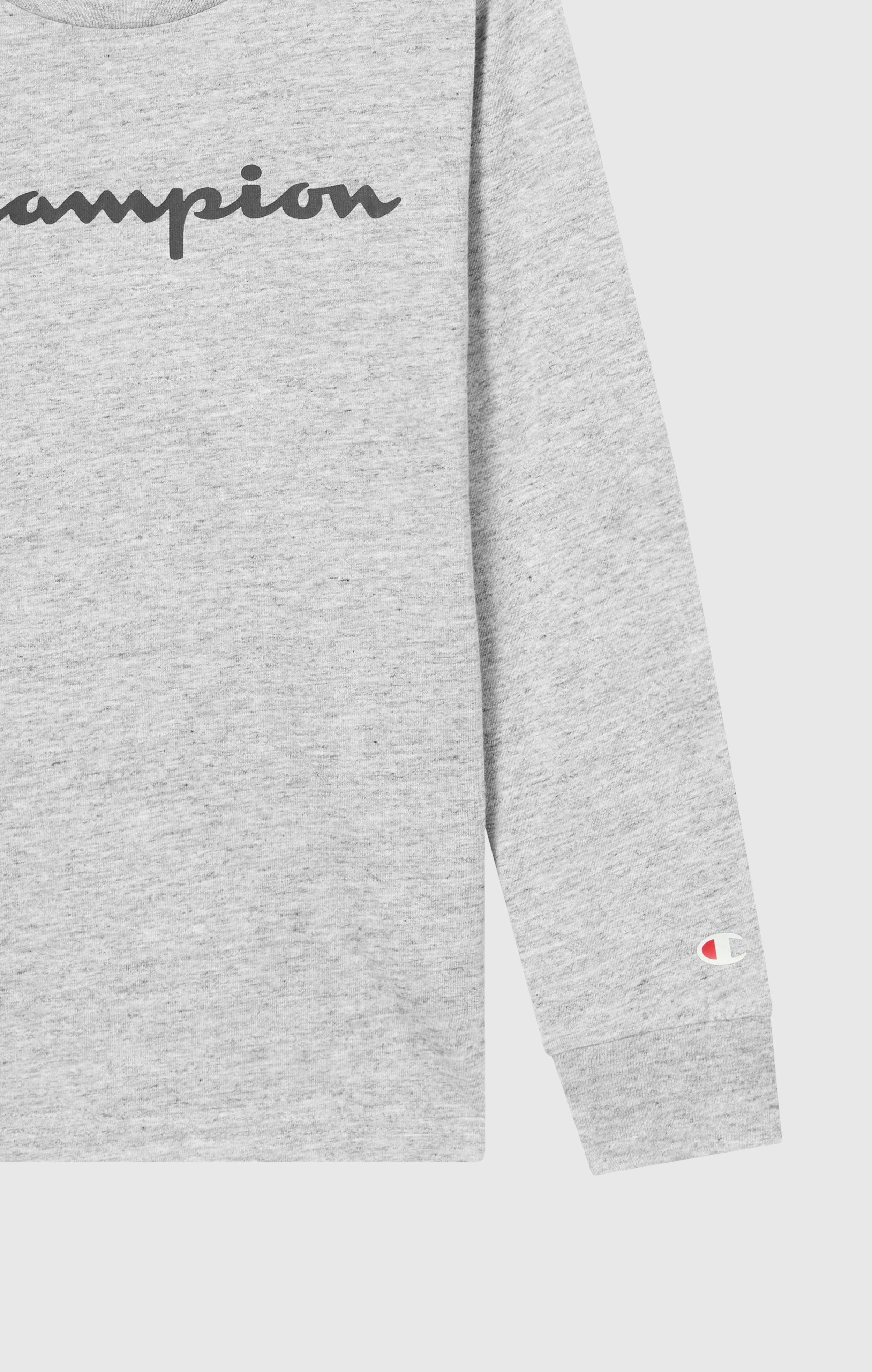 T-Shirt À Manches Longues Garçon Avec Logo Script