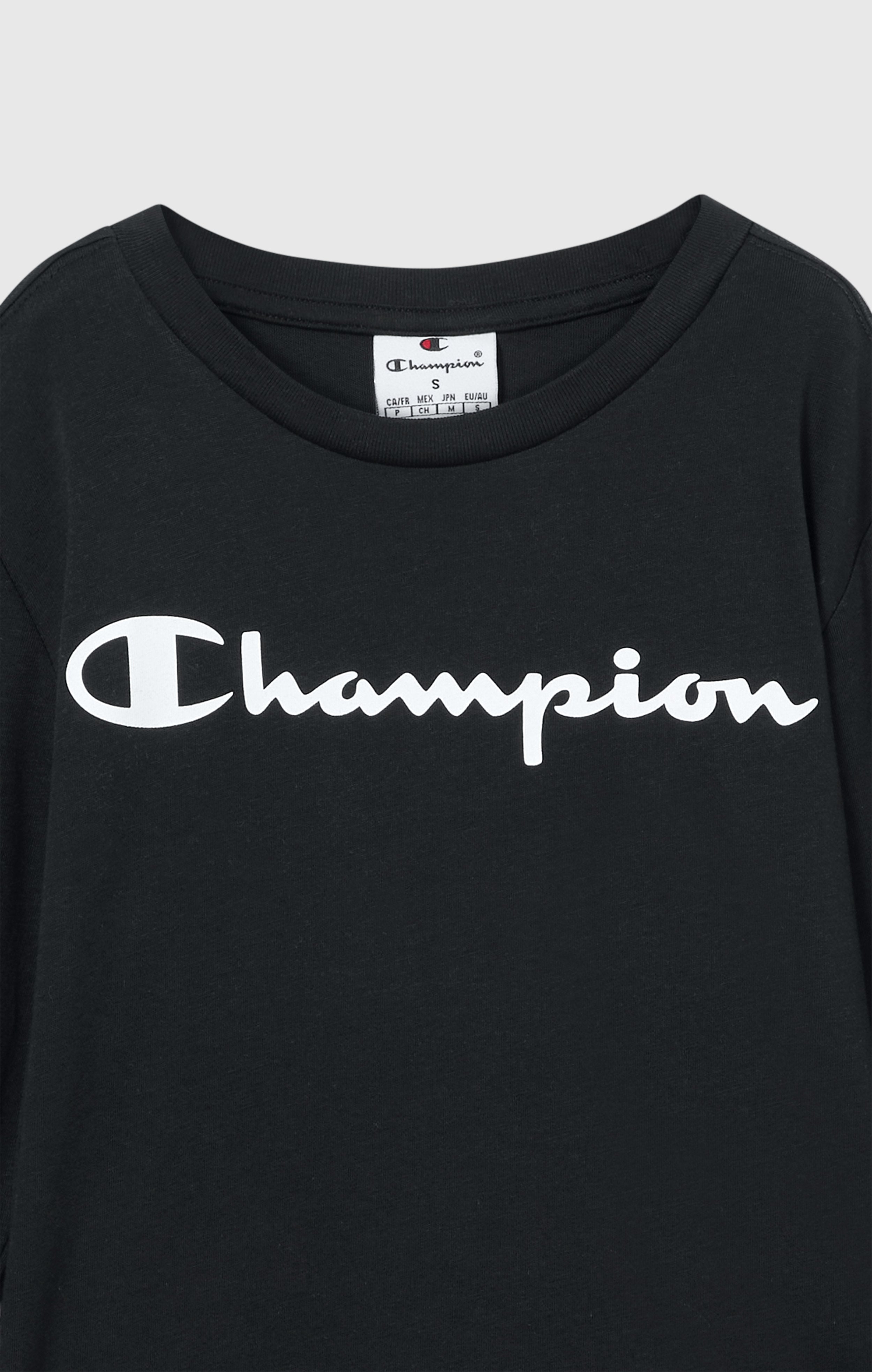 Boys' Long Sleeve T-Shirt Script Logo