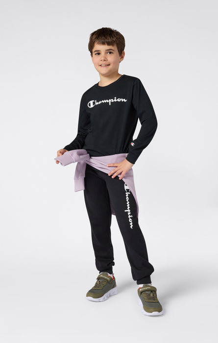 Boys' Long Sleeve T-Shirt Script Logo