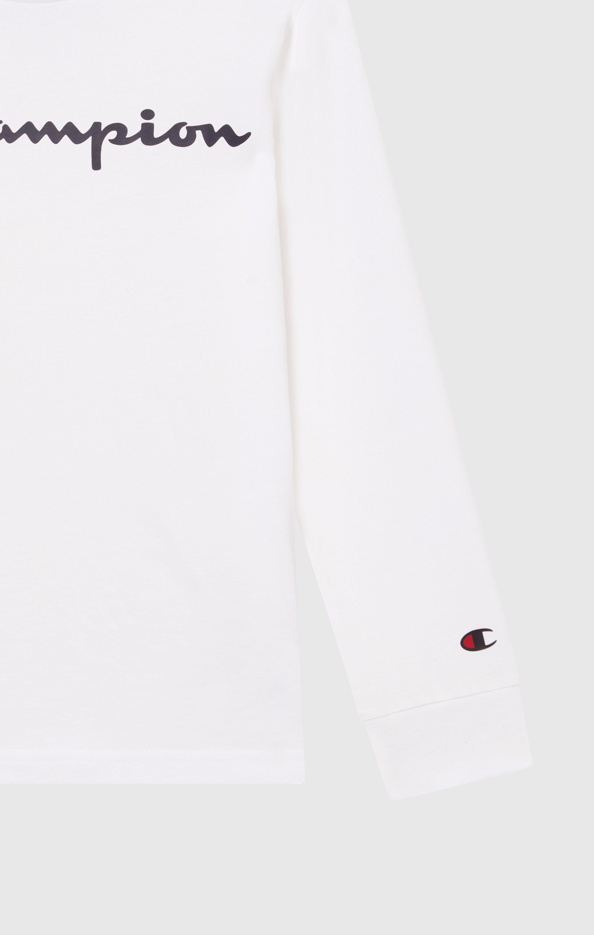 Boys' Long Sleeve T-Shirt Script Logo