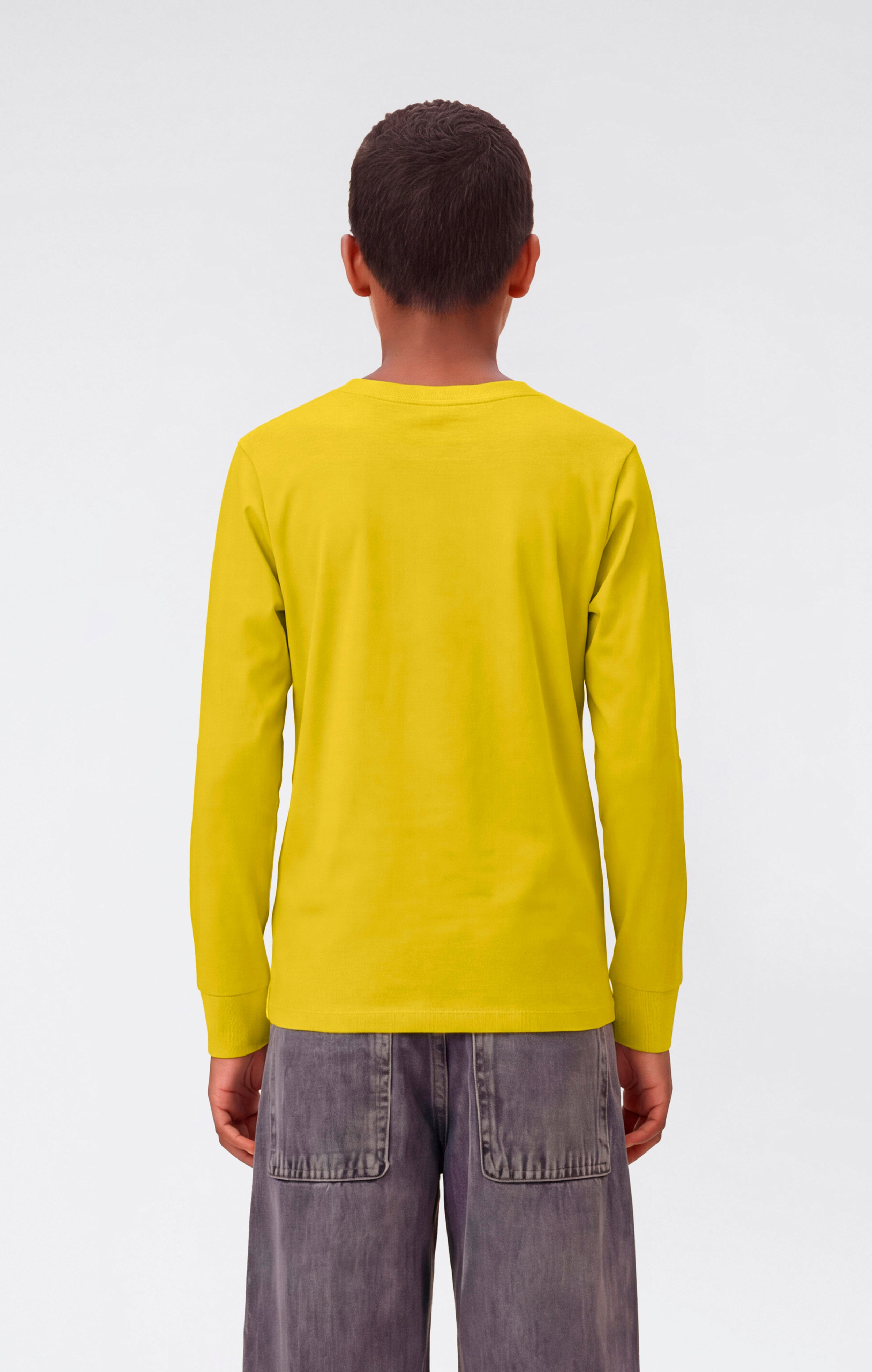 Boys' Long Sleeve T-Shirt Script Logo