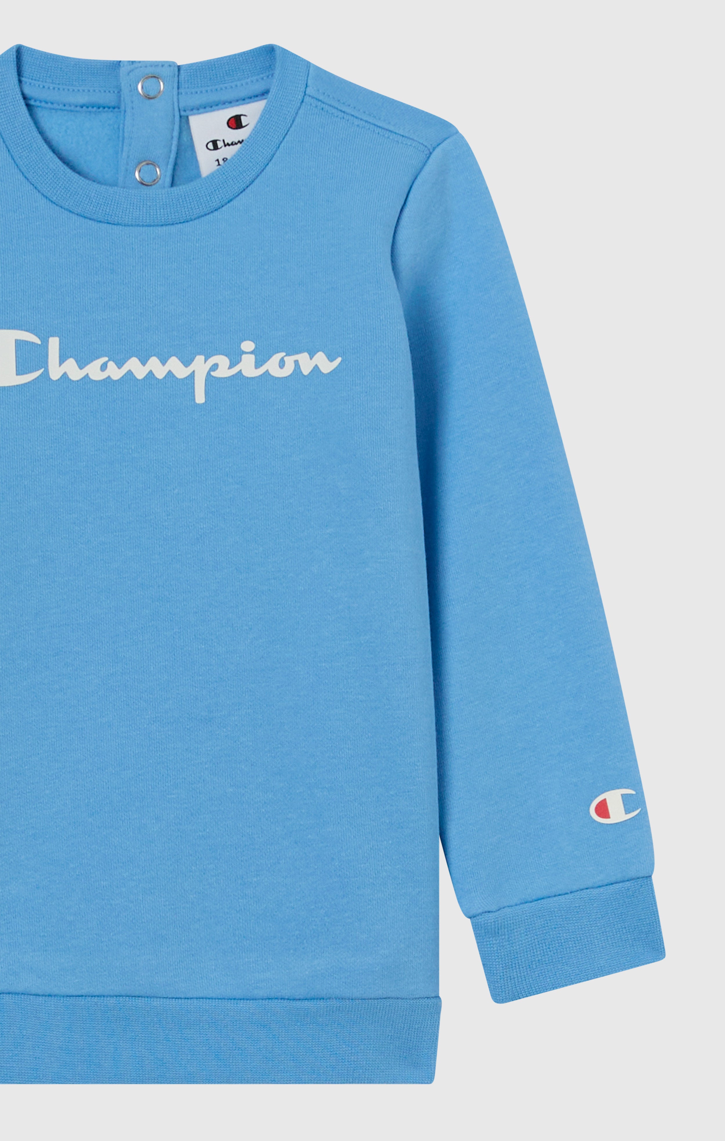 Baby Crewneck Fleece Sweatsuit Icons