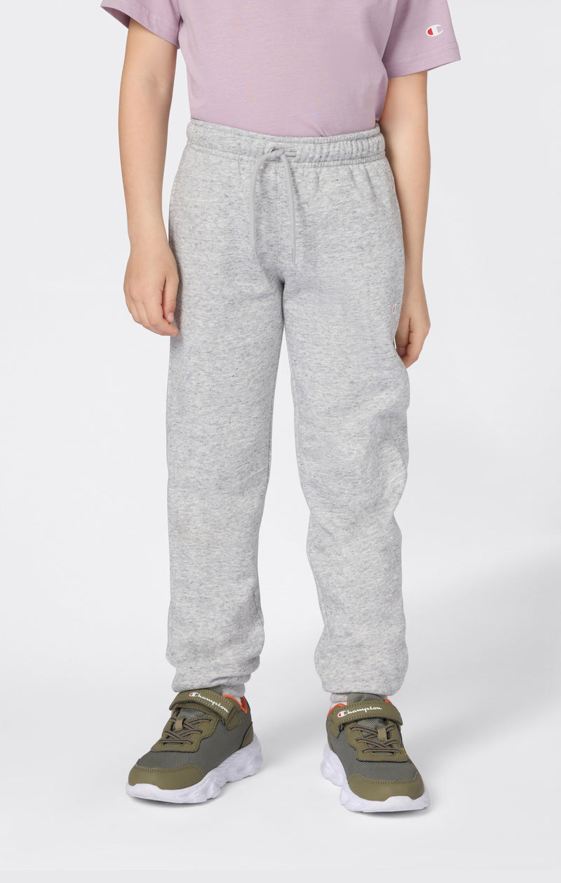 Boys' Rib Cuff Fleece Pants Icons Light Grey champion catalogue